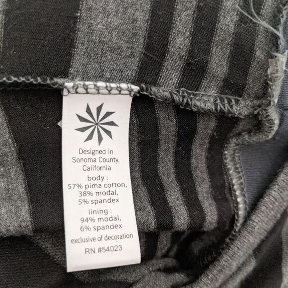 ATHLETA Topanga Striped V-Neck Casual Dress S - Picture 6 of 7